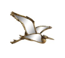 Dekoratīvās figūriņas DKD Home Decor Bronza Putnu 35,5 x 26 x 2 cm