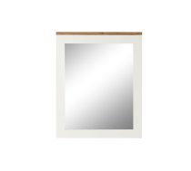 Sienas spogulis DKD Home Decor Balts Brūns Akācija Mango koks Urbāns 90 x 1,5 x 113 cm