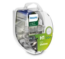 PHILIPS autospuldze H1 12V 55W ECO VISION (energy saver), 2 gab. blisteris