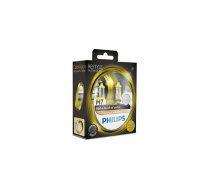 PHILIPS autospuldze H7 12V 55W Color Vision dzeltena, 2 gab. blisteris AKCIJA
