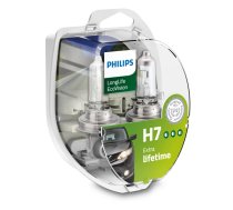 PHILIPS autospuldze H7 12V 55W Long life ECO, 2 gab. blisteris AKCIJA