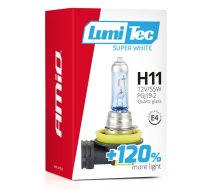 Halogēna auto lampa H11 12V 55W DUO LumiTec Super White +120%