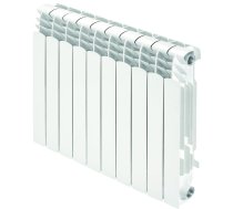 Alumīnija radiators 98x432 x240mm (ar korķiem un stiprinājumiem)