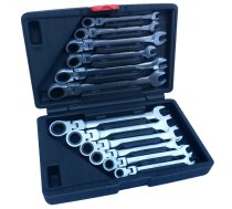 12-piece flexible ratchet wrench set, 8-19 mm, 8-19mm, plastic case (SK5012)