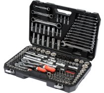 150-piece Socket Set, 1/4" + 3/8" + 1/2" (YT-38811)