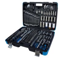 176-piece Socket Set, 1/4" + 3/8" + 1/2" (KR121176B)