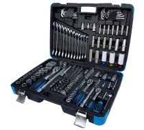 176-piece Socket Set, 1/4" + 3/8" + 1/2" (ratchet wrenches) (KR121176R)