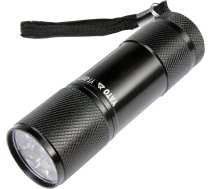 Aliuminium Led Torch, 9 Led, Black (YT-08570)