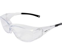 CLEAR SAFETY GLASSES, FIT OVER TYPE (YT-73602)