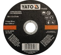 Inox Cutting Disc 125x1,2x22 mm 125x1,2x22 mm (YT-6103)