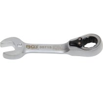 Ratchet Combination Wrench | short | reversible | 15 mm (30715)