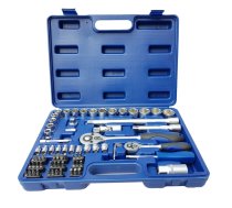 Socket Set | 6.3 mm (1/4") + 12.5 mm (1/2") drive | 72 pcs. (BT50072)