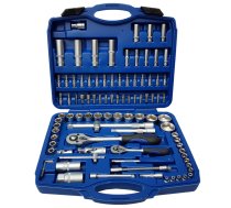 Socket Set | Cr-V | 6.3 mm (1/4") + 12.5 mm (1/2") drive | 94 pcs. (BT50094)