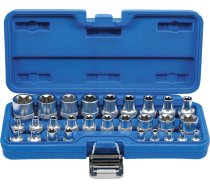 Socket Set, E-Type | 6.3 mm (1/4") / 12.5 mm (1/2") Drive | E4 - E24 | 28 pcs. (70099)