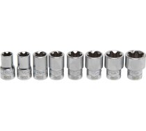 Socket Set, T-Star Plus (for Torx Plus) | 12.5 mm (1/2") drive | 18EP - 32EP | 8 pcs. (8806)