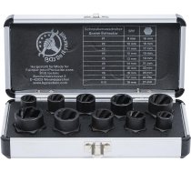 Special Socket Set | Screw extractor | 10 mm (3/8") drive | twist type 9-19 mm | 10 pcs. (20210)