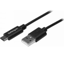 Startech USB A uz USB C Kabelis Startech USB2AC50CM           0,5 m Melns ART 186616