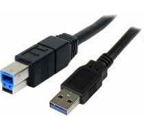 Startech USB A uz USB B Kabelis Startech USB3SAB3MBK          Melns S55057359