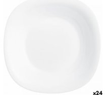 Luminarc Dziļais šķīvis Luminarc Carine Balts Stikls (Ø 23,5 cm) (24 gb.) S2708945