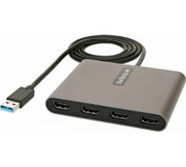 Startech USB 3.0 uz HDMI Adapteris Startech USB32HD4             Melns S55125995