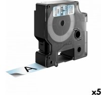 Dymo Laminēta lente iekārtu marķēšanai Dymo D1 45800 LabelManager™ Melns Caurspīdīgs 19 mm (5 gb.) S8424279