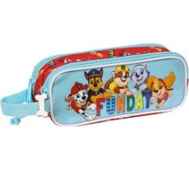 The Paw Patrol Divkāršs futrālis The Paw Patrol Funday Sarkans Gaiši Zils (21 x 8 x 6 cm) S4307568