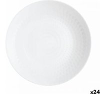 Luminarc Dziļais šķīvis Luminarc Pampille Balts Stikls (20 cm) (24 gb.) S2707304