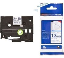 Brother Laminēta lente iekārtu marķēšanai Brother TZe-FA3 12 mm x 3 m Zils/Balts Zils S8402467