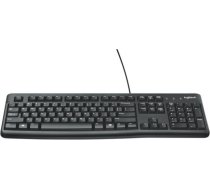Logitech Klaviatūra Logitech Keyboard K120 for Business Melns Balts Angļu S9123422