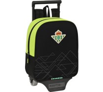 Real Betis Balompié Skolas mugursoma ar riteņiem Real Betis Balompié Melns Kaļķi 22 x 27 x 10 cm S4308948