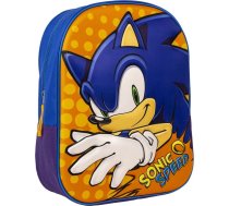 Sonic 3D skolas soma Sonic Oranžs Zils 25 x 31 x 9 cm S0737815