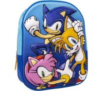 Sonic 3D skolas soma Sonic 25 x 31 x 9 cm Zils S0737816