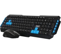 3GO Tastatūra ar Spēļu Peli 3GO COMBODRILEW2 USB Spāņu Qwerty Melns/Zils S9900131