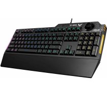 Asus Spēļu Klaviatūra Asus TUF Gaming K1 Spāņu Qwerty Melns M0320848