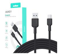 Aukey USB-C Cable to USB Aukey CB-NAC2 Melns 1,8 m S9144824