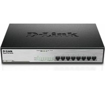 D-Link Galda Virsmas Slēdzis D-Link DGS-1008MP 16 Gbps LAN 140W Melns S0210523