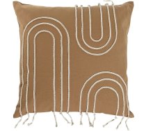 Home Esprit spilvens Home ESPRIT Balts Sinepes Boho 45 x 45 cm S3057211