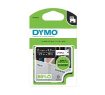 DYMO D1 izturīga poliestera lente 12 mm x 5,5 m / melna uz balta (S0718060 / 16959)