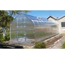 Siltumnīca KLASIKA STANDART 20 - 2,5x8m ar pamatiem un 4mm polikarbonāta pārklājumu; 4779037490295