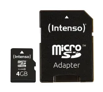 Karta Intenso MicroSDHC 4 GB Class 10 (3413450) | 3413450 | 4034303016099