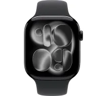 APPLE Watch Series 11 GPS 46mm Jet Black Alu Sport Band M/L Black MEUX4ET/A Viedpulkstenis | MEUX4ET/A | 195950462654