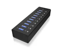 HUB USB Icy Box 10x USB-A 3.0 (IB-AC6110) | IB-AC6110 | 4250078160441