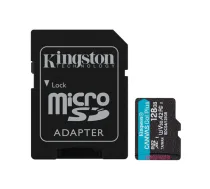 KINGSTON Kingston 128GB microSDXC Canvas Go Plus Gen4 200MB/s A2 U3 V30 Card + | SDCG4/128GB | 740617347944