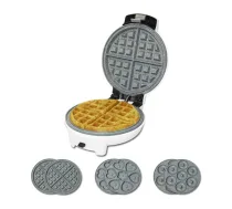 Cecotec Waffle Maker | Fun Gofrestone 3in1 | 700 W | Number of pastry 3 | Waffle/Muffin/Donut | White | 8005 | 8435484080057