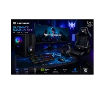 Acer Ultimate Gaming Set | Orion 3000 + X34 V3 + PGC371 + Aethon 700 + Galea 550 + Cestus 333 + PMP470 | Desktop | Tower | Intel Core Ultra 7 | 265F | 32 GB | DDR5 | 1000 GB | NVIDIA GeForce RTX 5070 | US | Windows 11 Home | Predator SET 7 | 2000001439401