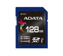 Karta ADATA Premier Pro SDXC 128 GB Class 10 UHS-I/U3 V30 (ASDX128GUI3V30S-R) | ASDX128GUI3V30S-R | 4713218463920