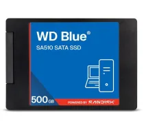 Dysk SSD WD Blue SA510 500GB 2.5" SATA III (WDS500G5B0A) | WDS500G5B0A | 619659225476