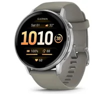 Garmin Venu 4 3.56 cm (1.4") AMOLED 45 mm Digital 454 x 454 pixels Touchscreen Silver Wi-Fi GPS (satellite) | 010-03014-01 | 753759342883