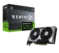 Karta graficzna MSI GeForce RTX 5050 Ventus 2X OC 8GB GDDR6 DLSS4 | GeForce RTX 5050 8G VENTUS 2X OC | 4711377380003