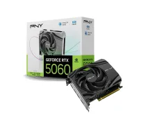 Karta graficzna PNY GeForce RTX 5060 Single Fan 8GB GDDR7 DLSS4 (VCG50608SFXPB1) | VCG50608SFXPB1 | 4718006459048
